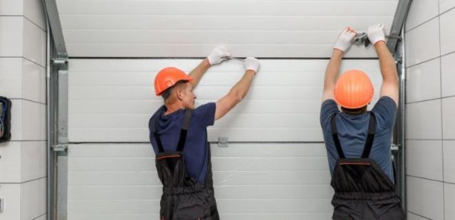 Installation de porte sectionnelle à Vélizy Villacoublay​