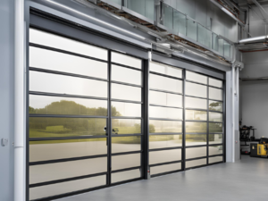 Portes sectionnelles transparentes