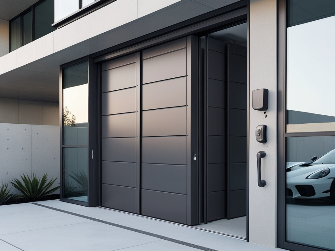 fabrication et installation porte de garage sectionnelle
