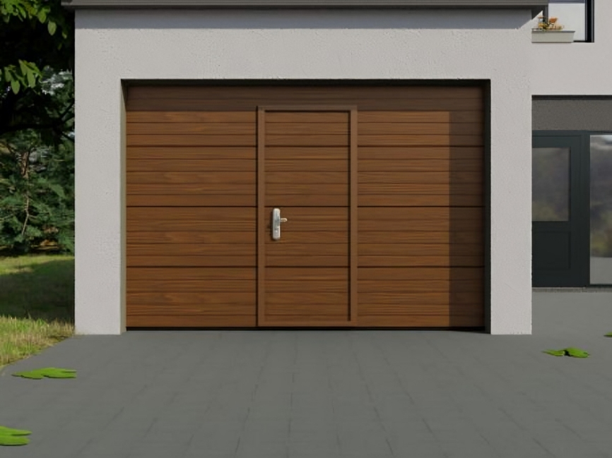 Options supplémentaires pour votre porte de garage sectionnelle avec portillon