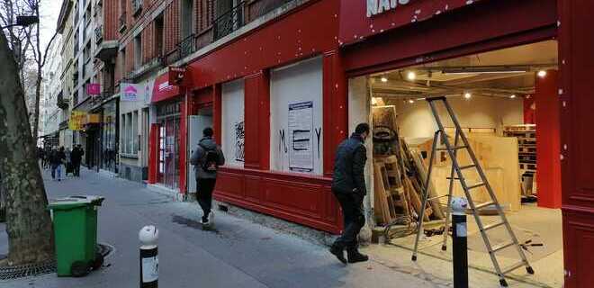 rideau métallique bloqué paris 15