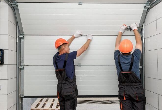 deblocage porte de garage sectionnelle