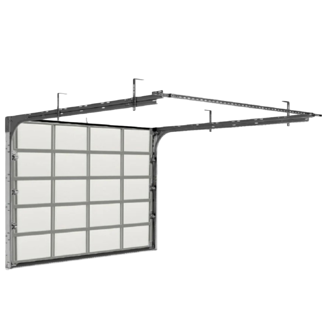 Porte sectionnelle industrielle vitrée sur mesure