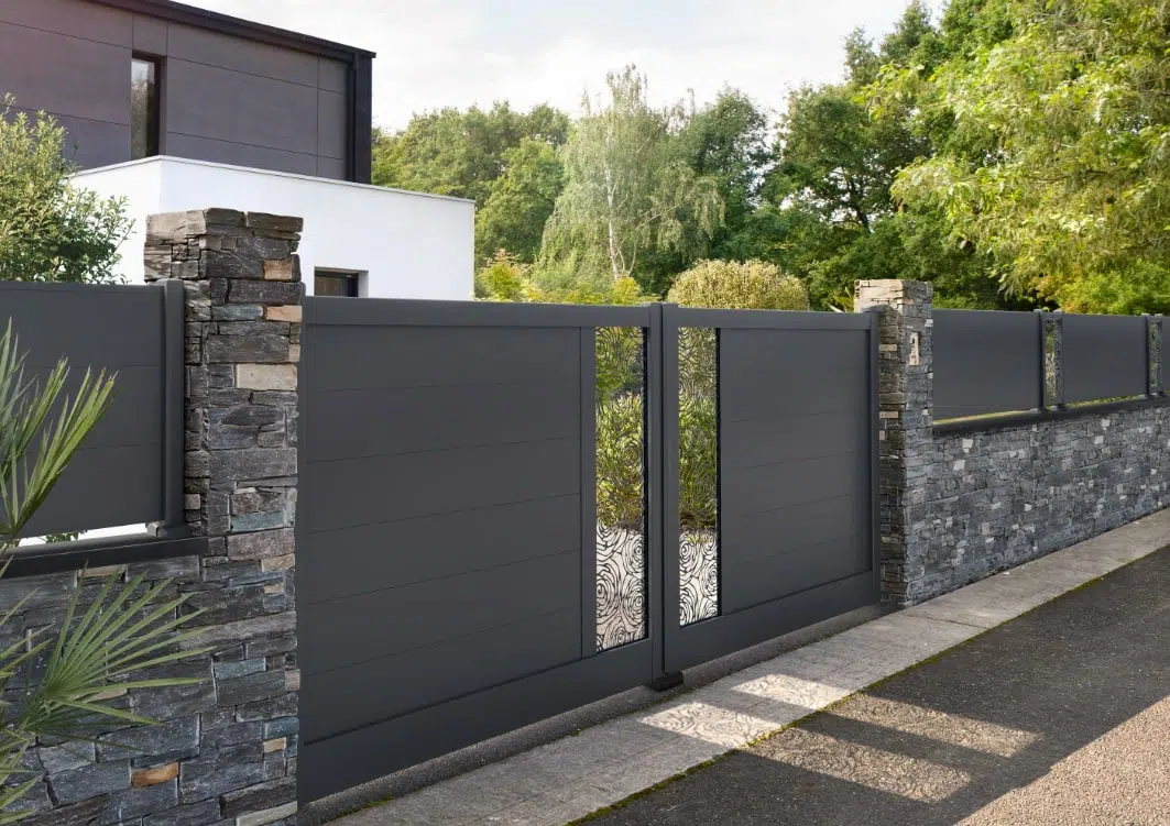 portail coulissant en aluminium sur mesure portail coulissant en aluminium sur mesure