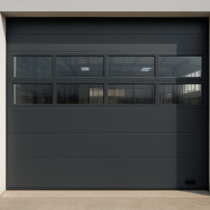 porte sectionnelle industrielle semi vitrée porte sectionnelle industrielle semi vitrée