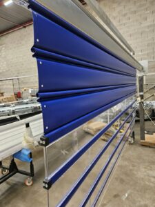 rideau métallique transparent sur mesure