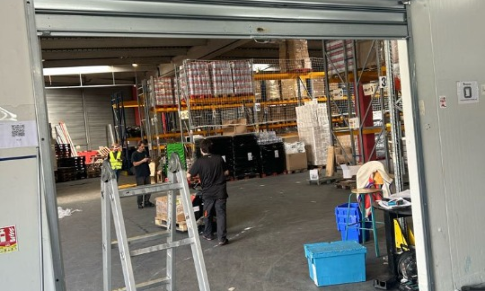 Remplacement ressorts rideau métallique