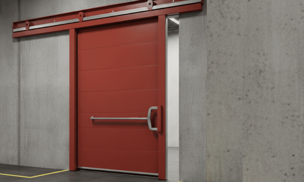 Installation porte coupe feu Installation porte coupe feu