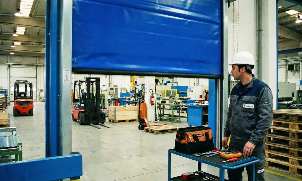 Dépannage porte souple rapide Lyon en 30 min