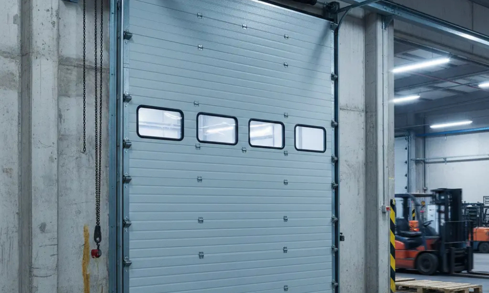 Dimension standard porte sectionnelle industrielle