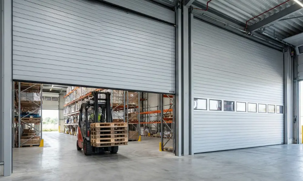 Porte sectionnelle industrielle 40mm