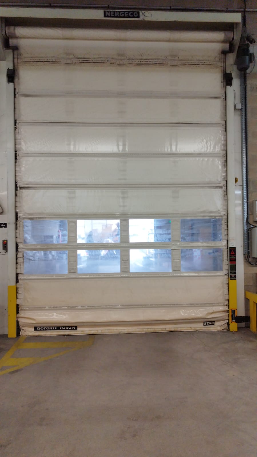 Porte rapide enroulable